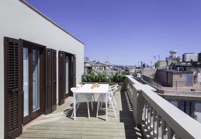 Ferienwohnung in Barcelona - W MT BISBE ATTIC SQUARE VIEW