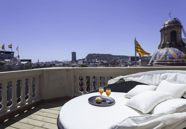 Ferienwohnung in Barcelona - W MT BISBE ATTIC SQUARE VIEW