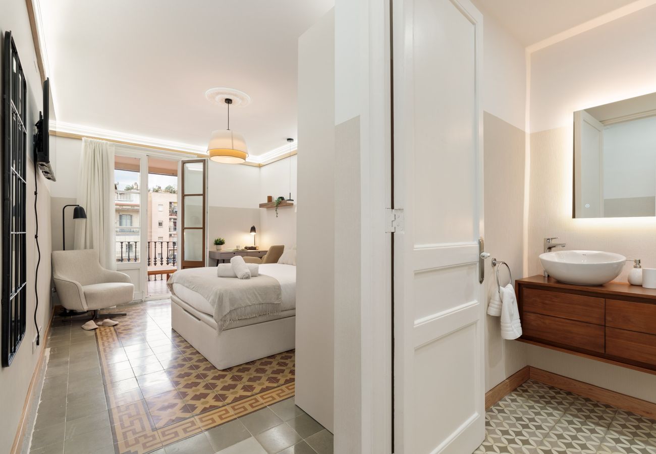 Alquiler por habitaciones en Barcelona - Casa Consell de Cent Doble Suite Terraza Alquiler por habitaciones en Barcelona - Casa Consell de Cent Doble Suite Terraza